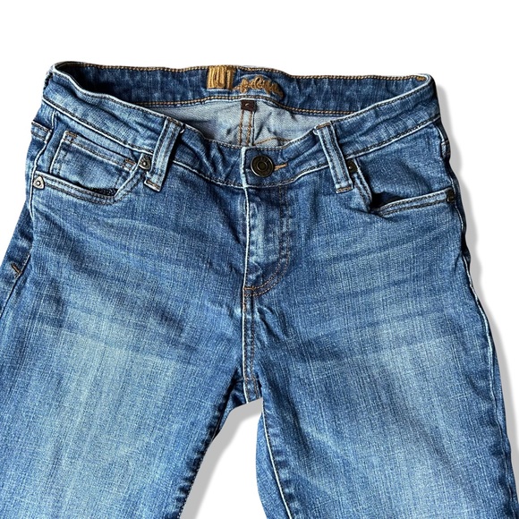 Women's Kut from the Kloth Mia Cropped Raw Hem Skinny Stretch Denim Jean Size 2 - Picture 6 of 14